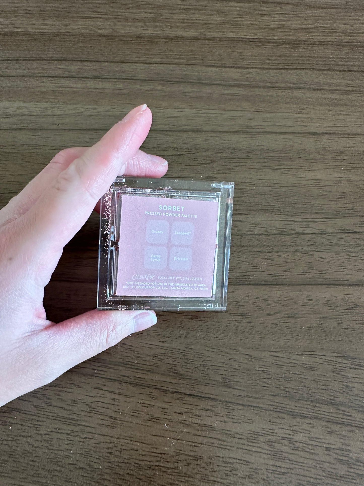 BROKEN DISCOUNT *colourpop eyeshadow palette (sorbet)