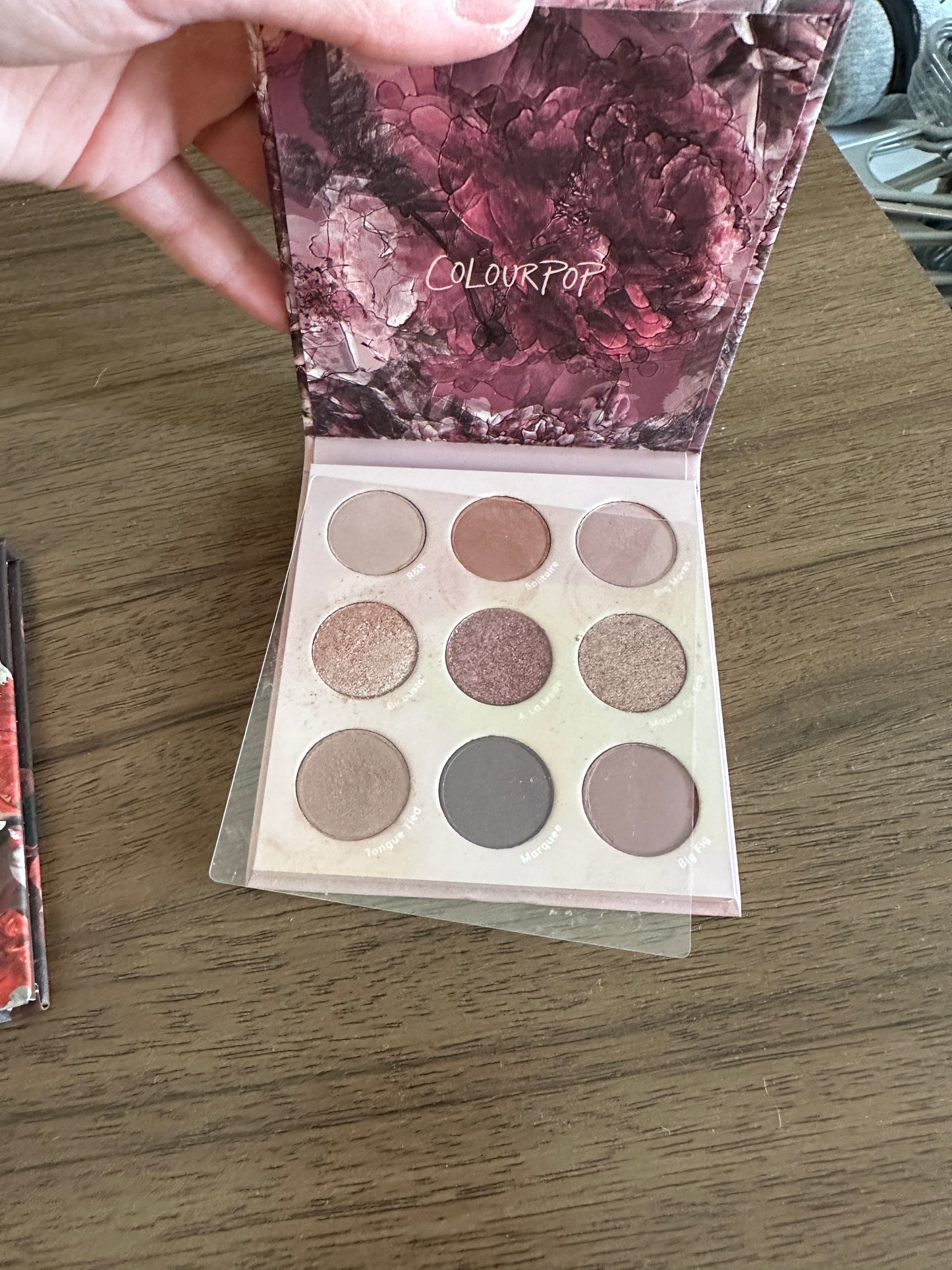 colour pop palette (making mauves)