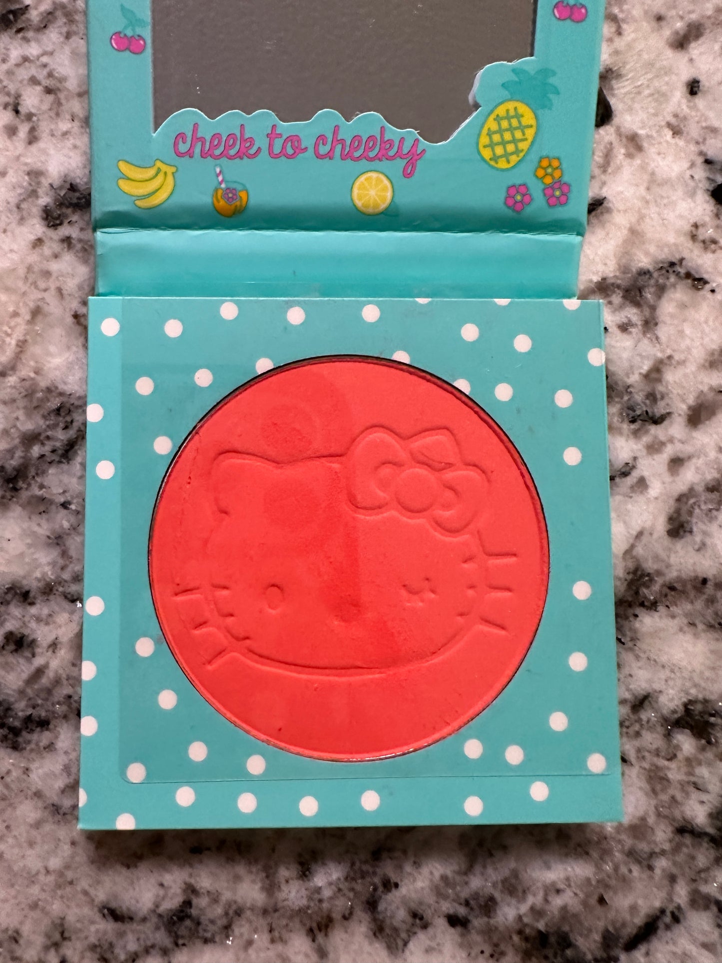 colourpop x hello kitty blush (ahola honey)
