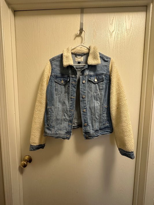 sherpa jean jacket