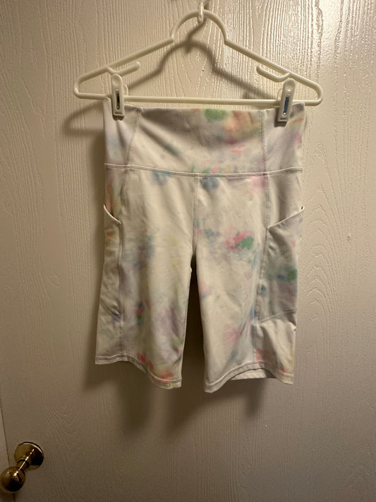 fabletics tie dye biker shorts