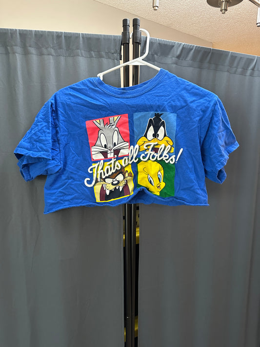 looney tunes crop tee