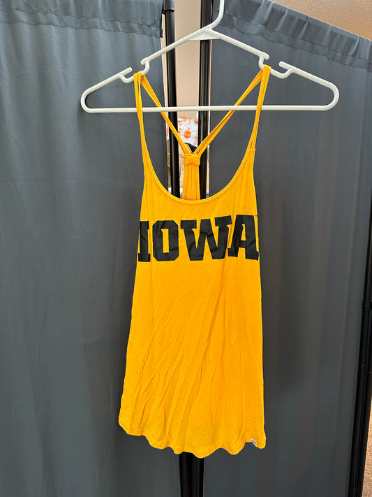 vs pink iowa hawkeye tank top