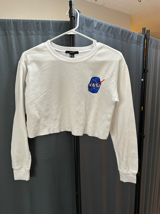 long sleeve nasa crop