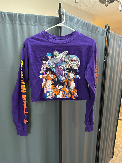 dragonball z crop long sleeve