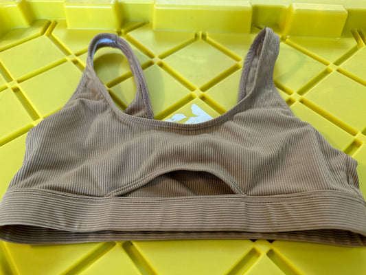 sports bra with cut out