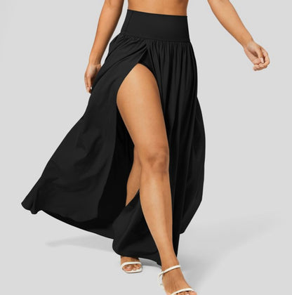 maxi skirt with built in shorts