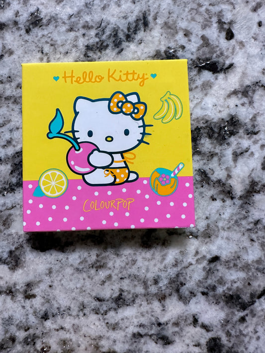 colourpop x hello kitty blush (island shine)