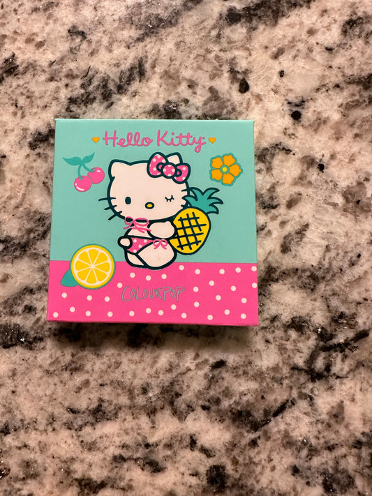 colourpop x hello kitty blush (ahola honey)