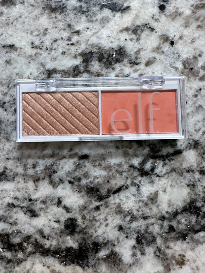 elf blush and highlighter duo