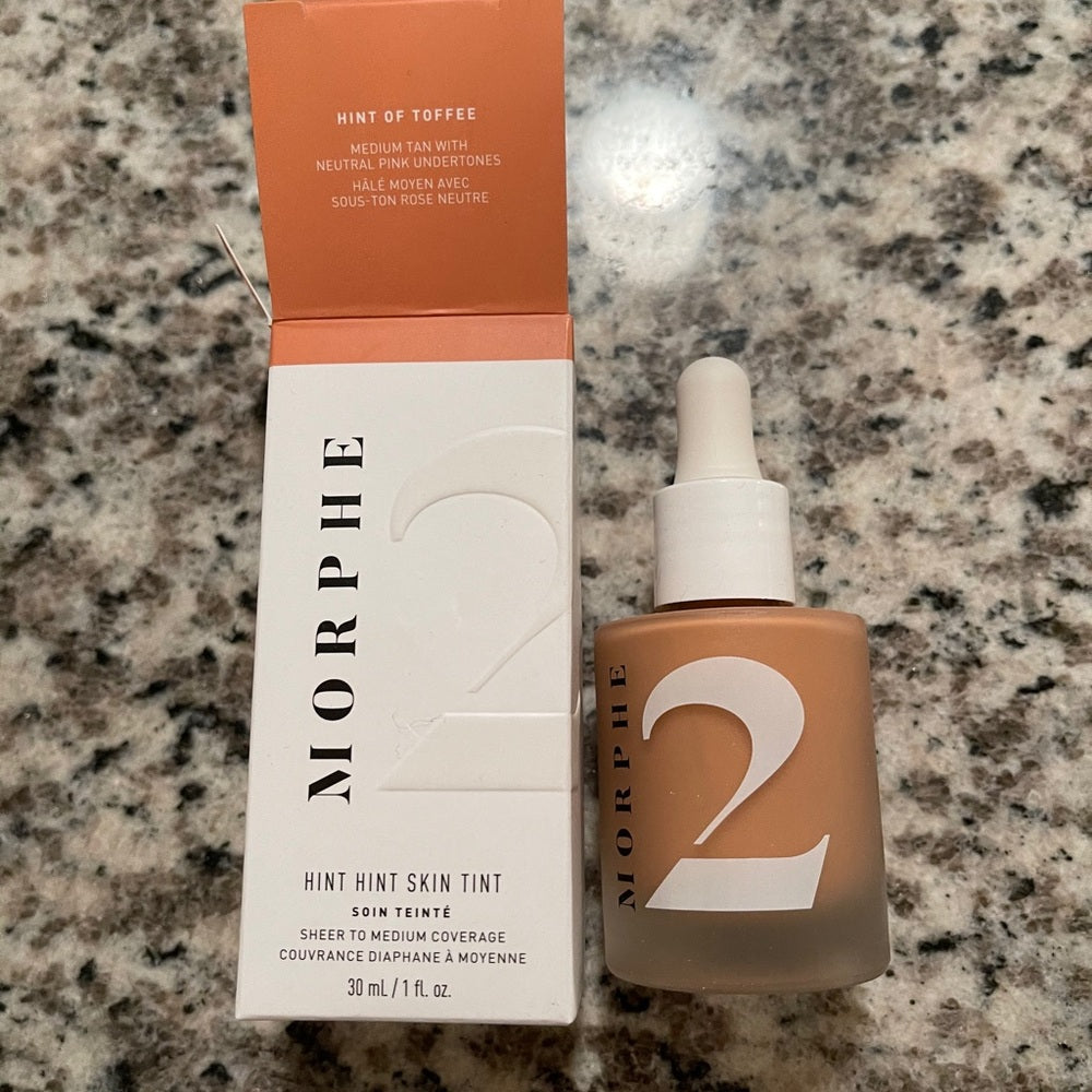 *morphe hint hint skin tint in toffee