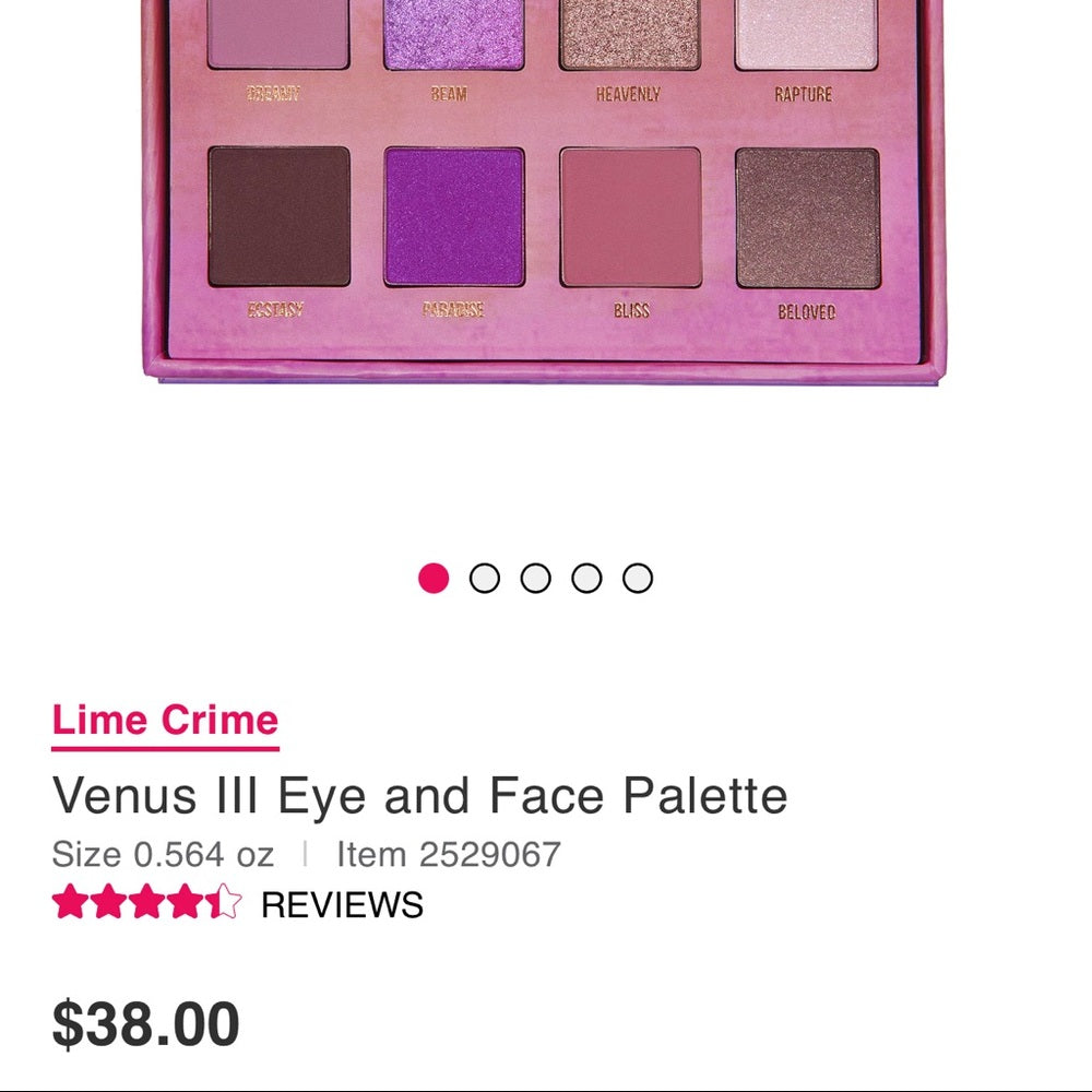 *lime crime venus 3 palette