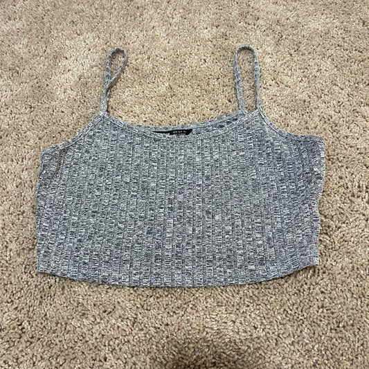 *knit crop tank