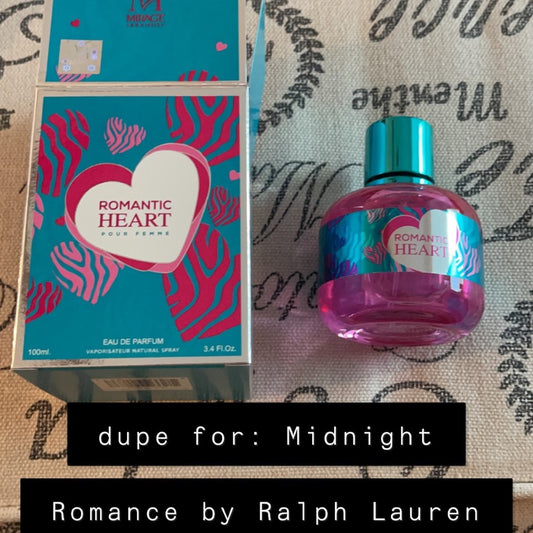 *romantic heart dupe MIDNIGHT ROMANCE RALPH LAUREN