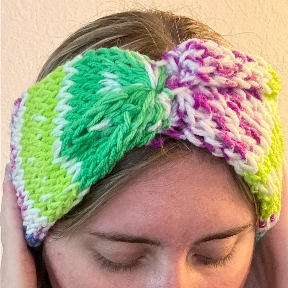 *HANDMADE BY HAZEL knit headband ear warmer