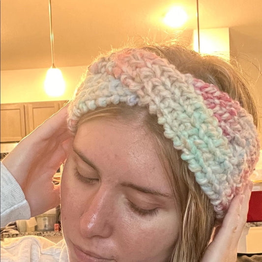 *HANDMADE BY HAZEL knit headband ear warmer