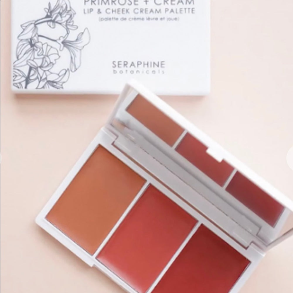 *seraphine primrose and cream lip and cheek palette