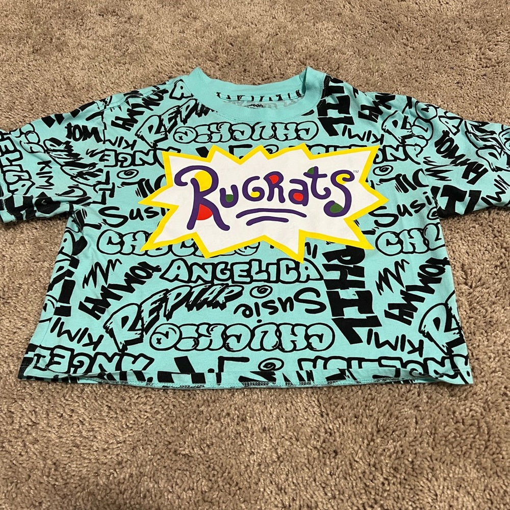 *rugrats crop tee