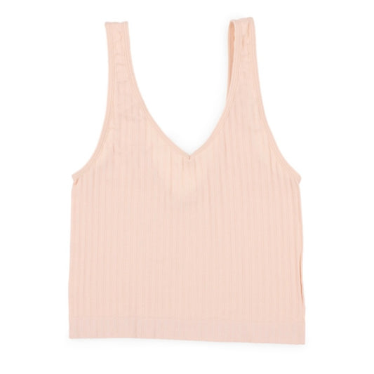 *SEAMLESS V NECK TANK