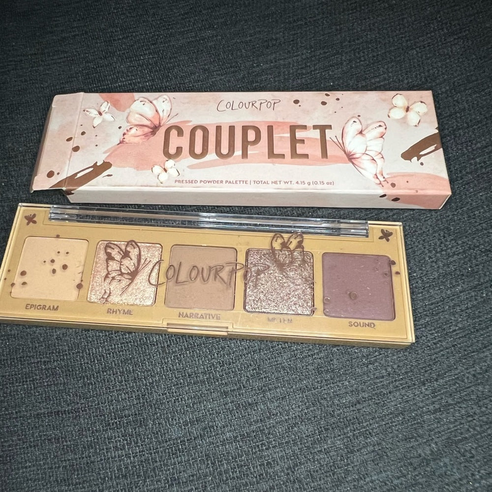 *colourpop eyeshadow palette (couplet)