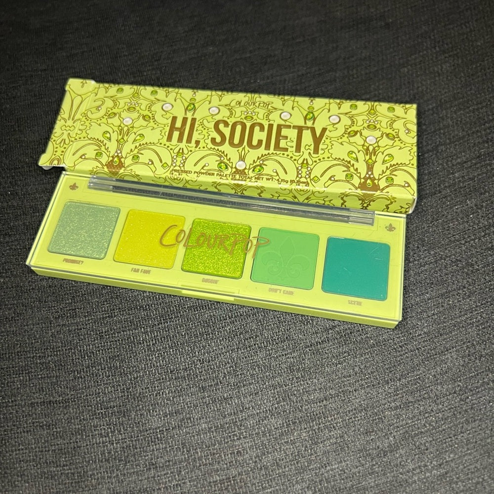 *colourpop eyeshadow palette (hi society)