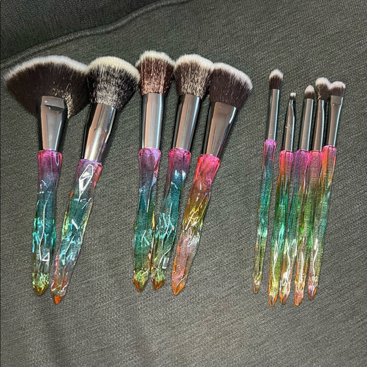 *10 pc Makeup Brush Set