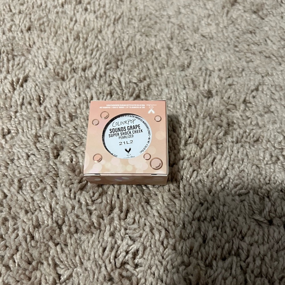 *colourpop blush (sounds grape)