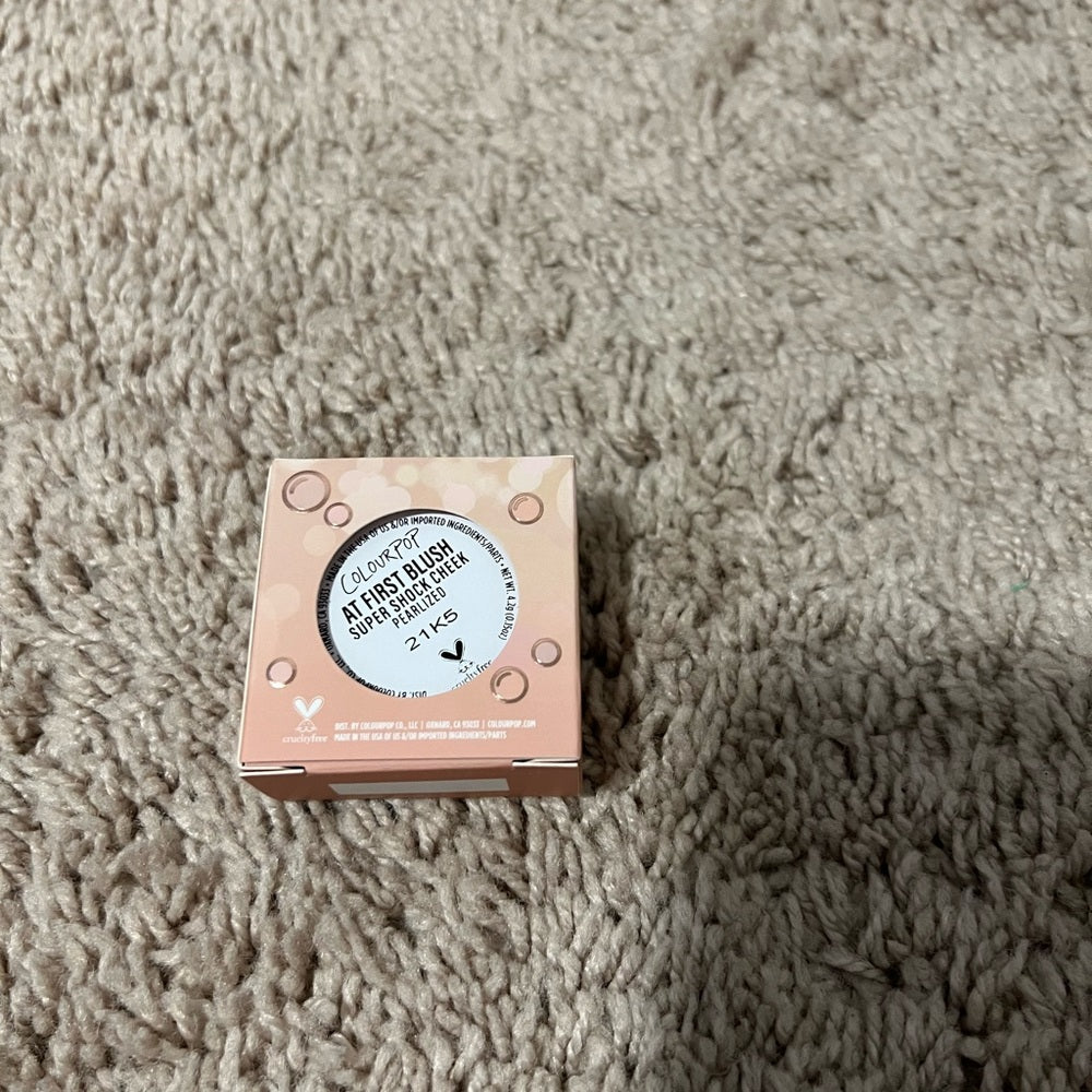 *colourpop blush (at first blush)