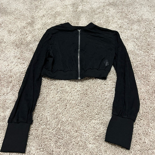 *mesh crop jacket