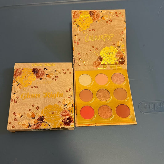 *colourpop eyeshadow palette (glam right)