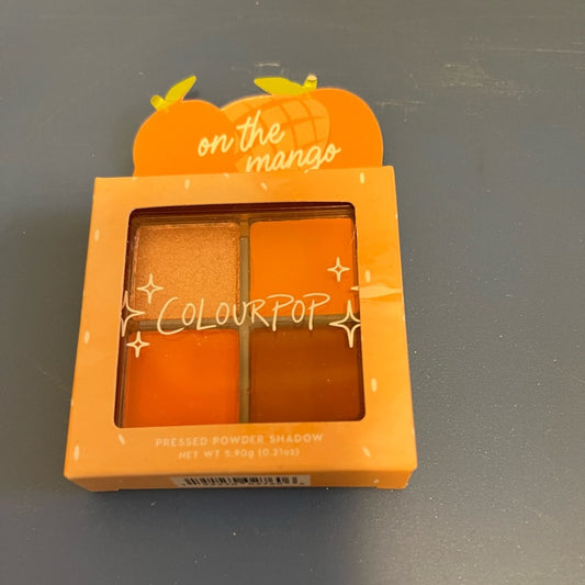 *colourpop eyeshadow palette (on the mango)