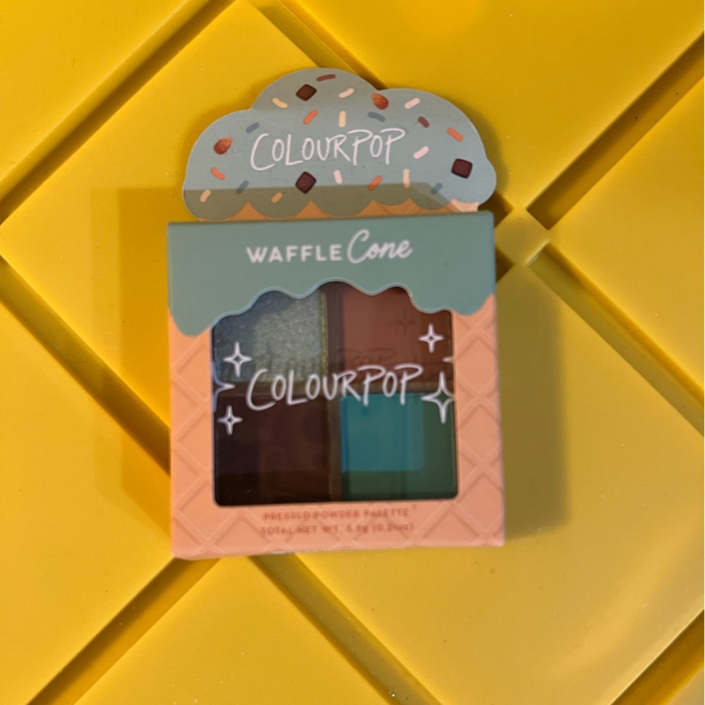 *colourpop eyeshadow palette (waffle cone)