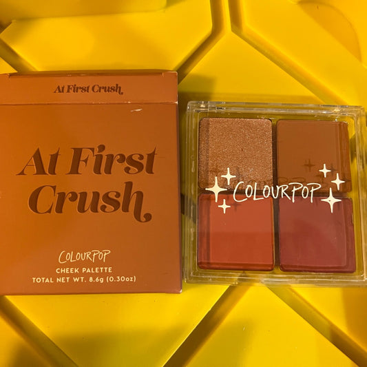 *colourpop face palette (at first crush)