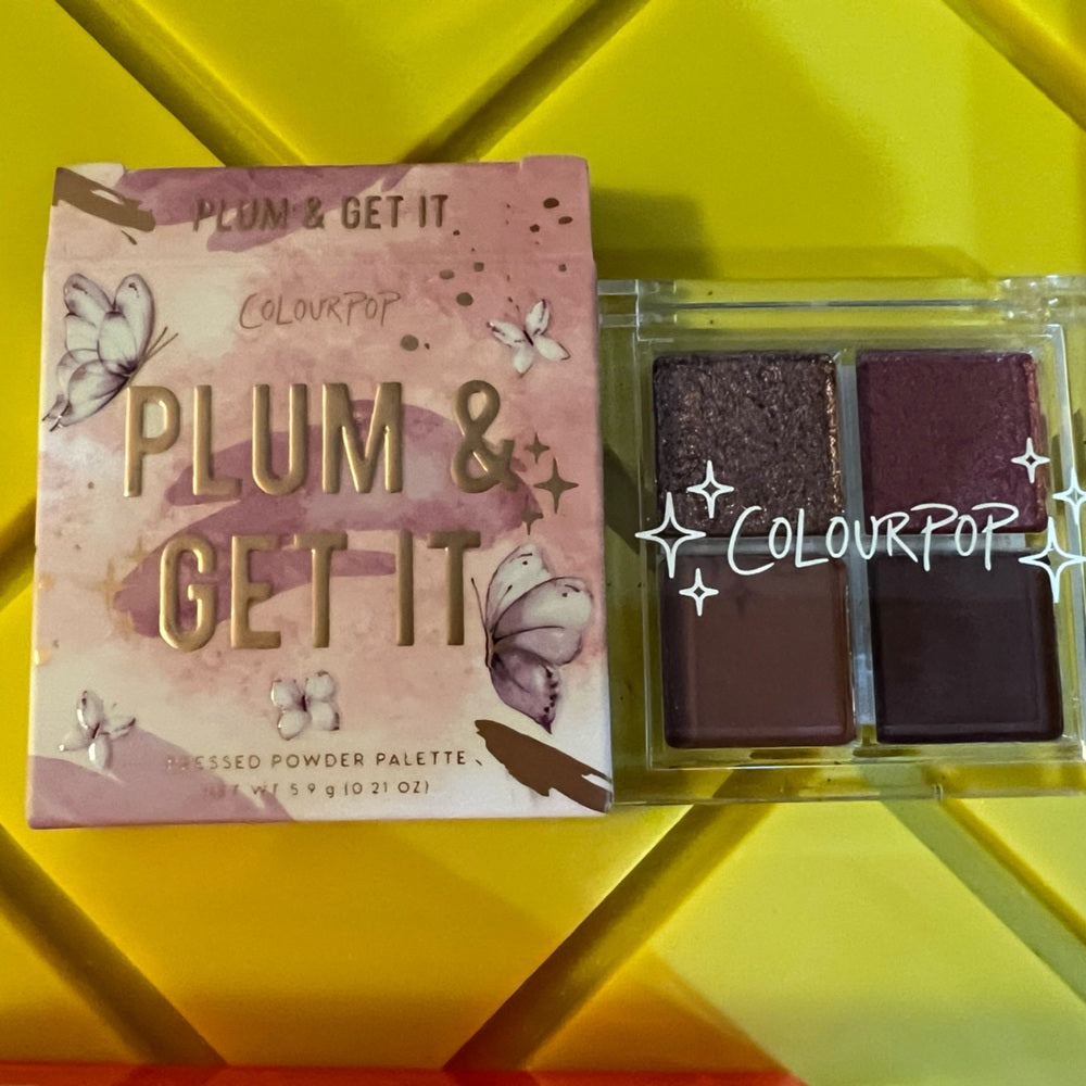 *colourpop eyeshadow palette (plum and get it)