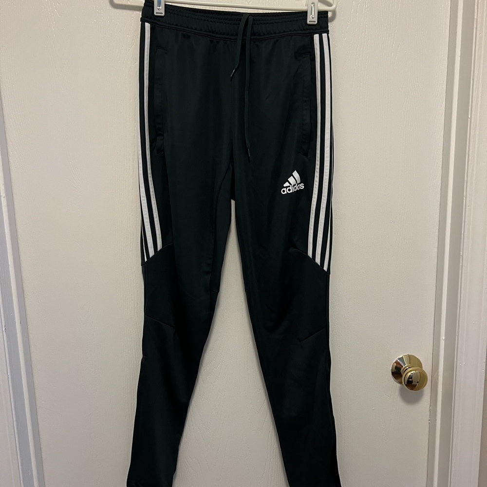 *grey adidas track pants