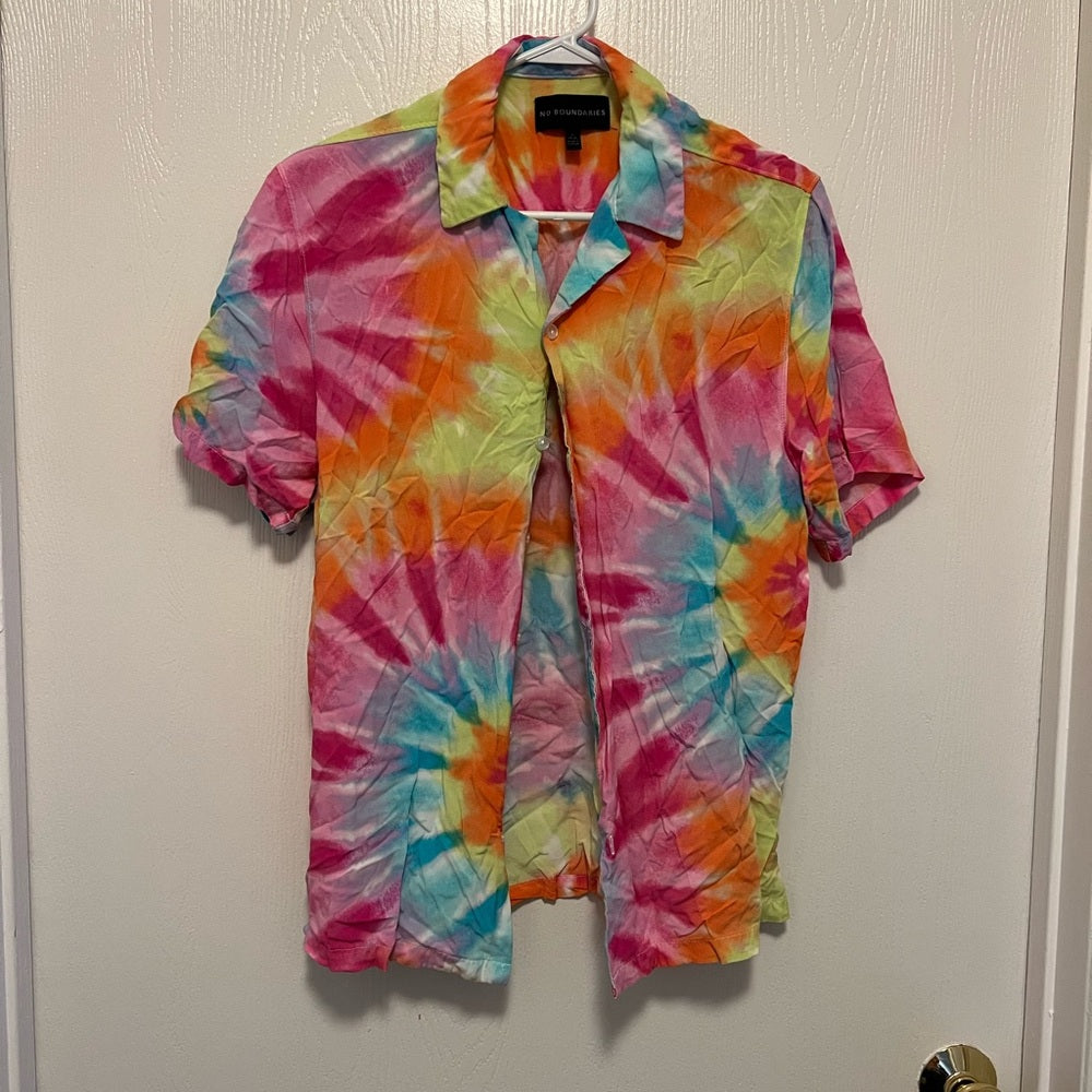 *Tie-dye button up