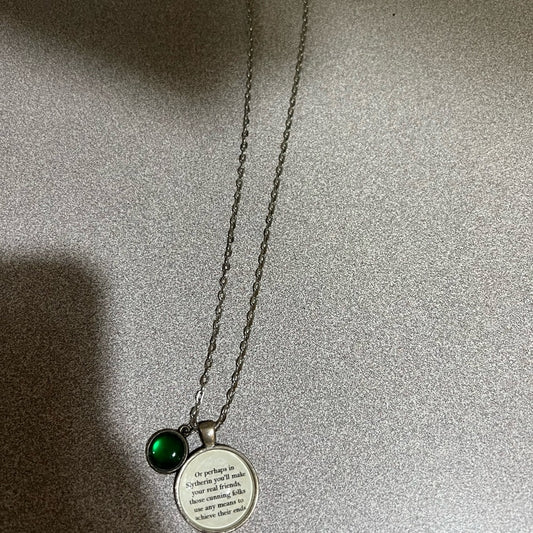 *harry potter slytherin necklace