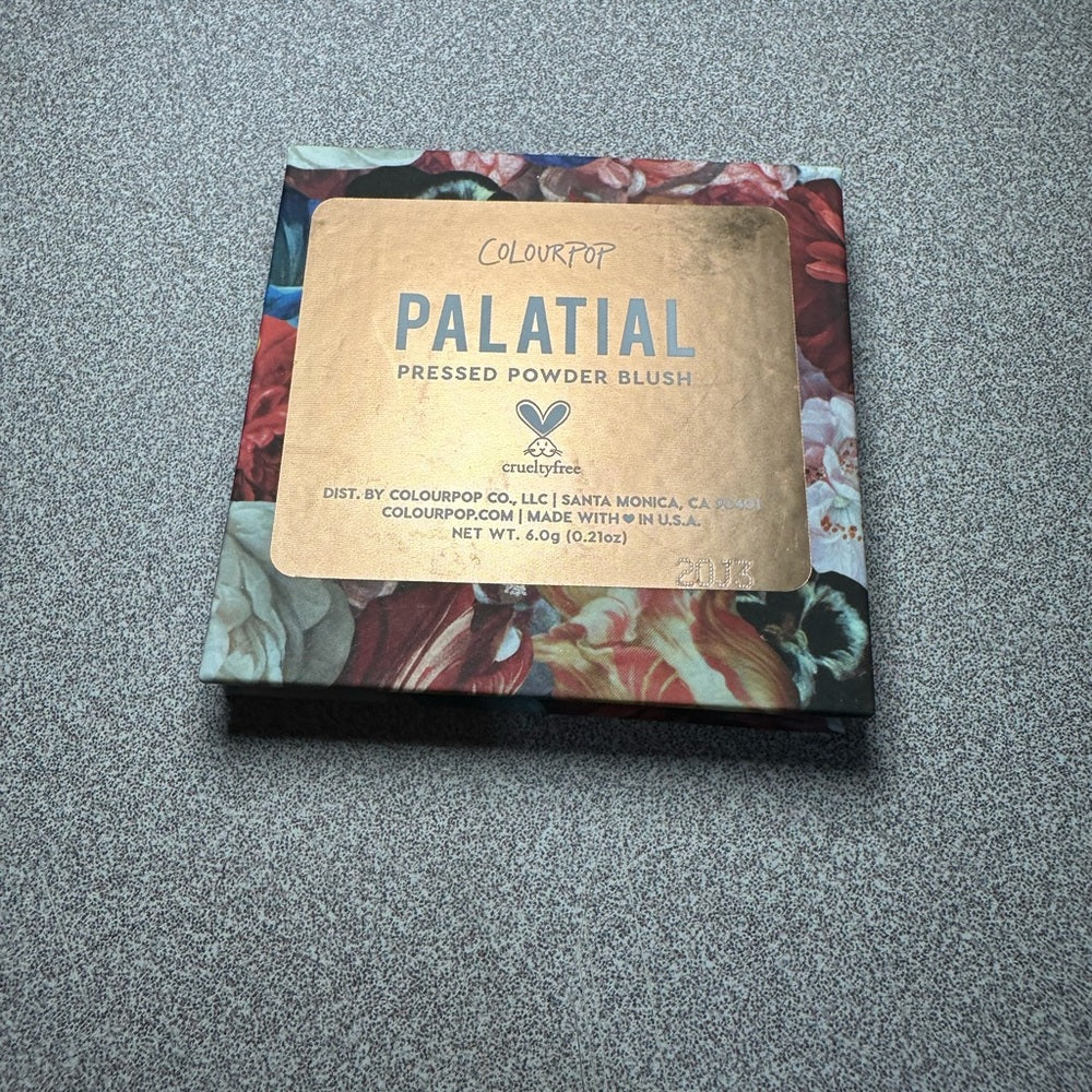 *colourpop blush (palatial)