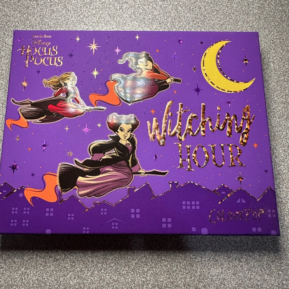 *colourpop x hocus pocus palette