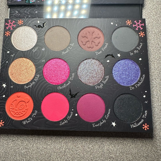 *colourpop x nightmare before christmas palette