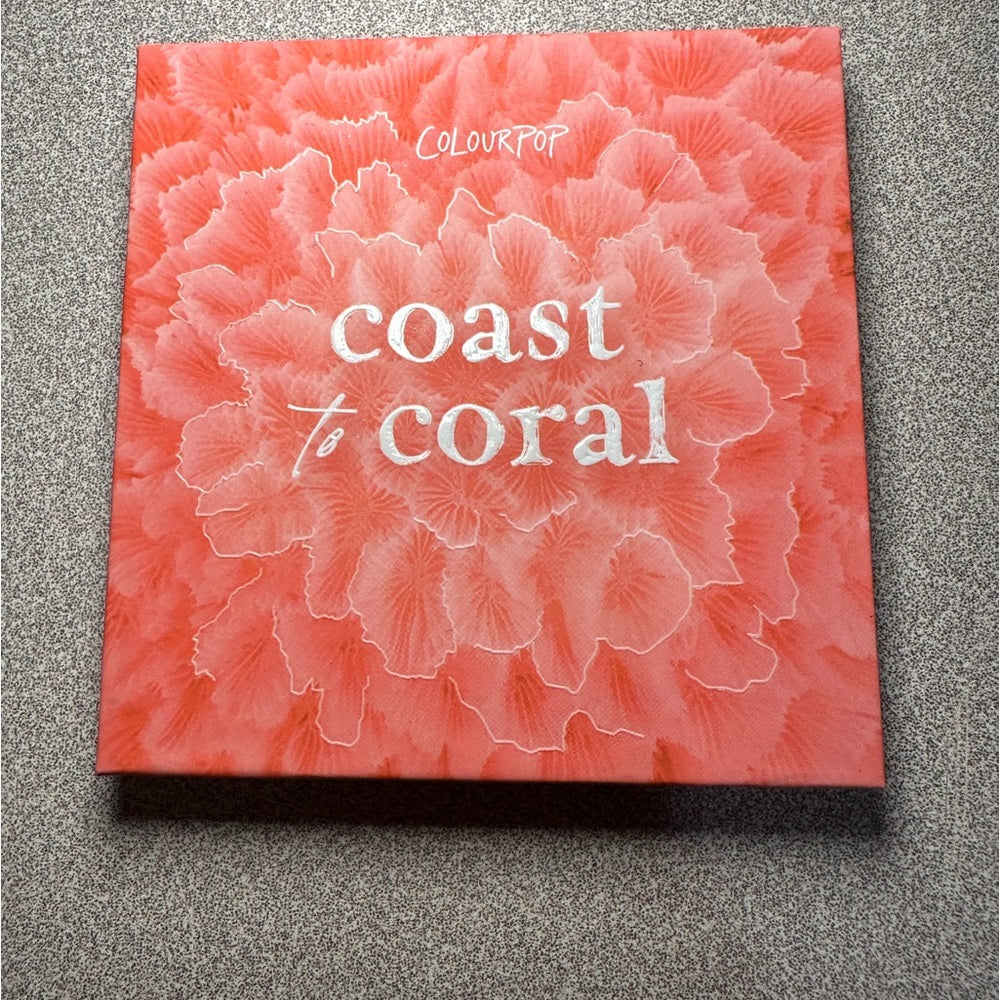 *colourpop eyeshadow palette (coast to coral)