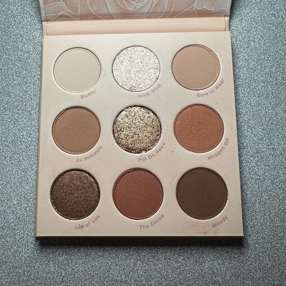*colourpop eyeshadow palette (nude mood)