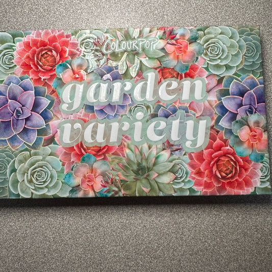 *colourpop eyeshadow palette (garden variety)