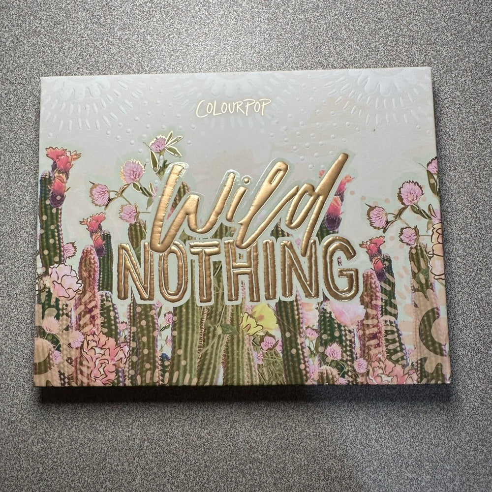 *colourpop eyeshadow palette (wild nothing)