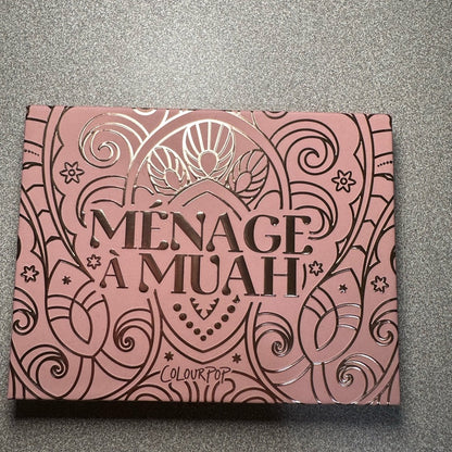 *colourpop eyeshadow palette (menage a muah)