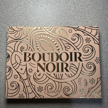 *colourpop eyeshadow palette (boudior noir)