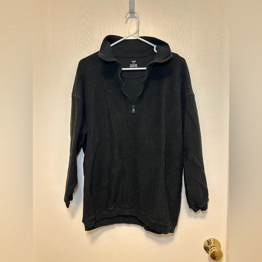 *aerie oversized quarter zip